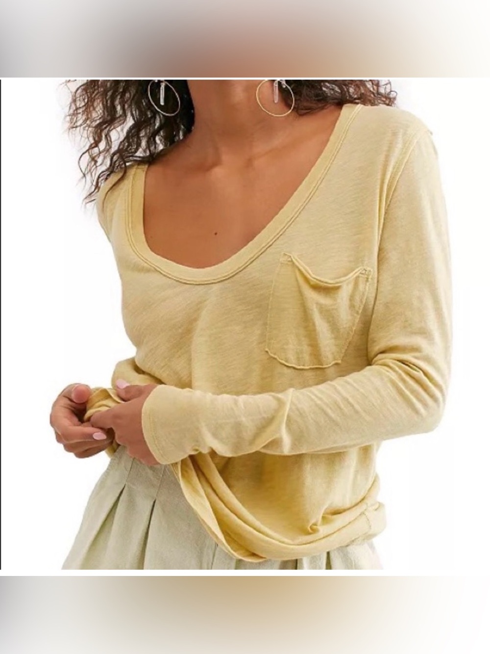 Free People We The People Betty Scoop Tee